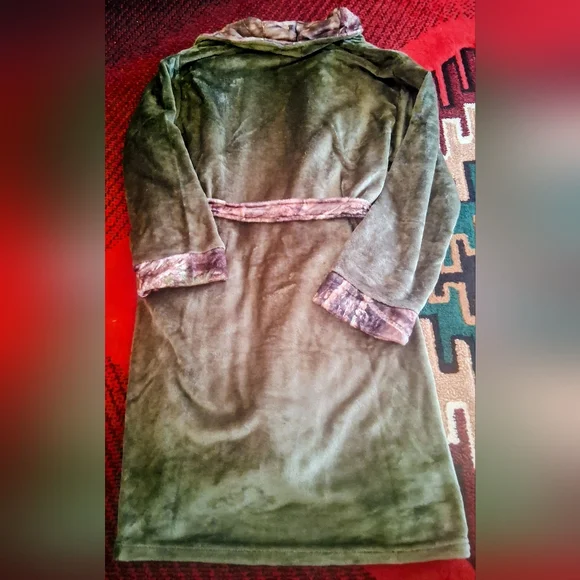 Mossy Oak NWT Mens Fleece Robe,  one Size - Picture 6 of 6